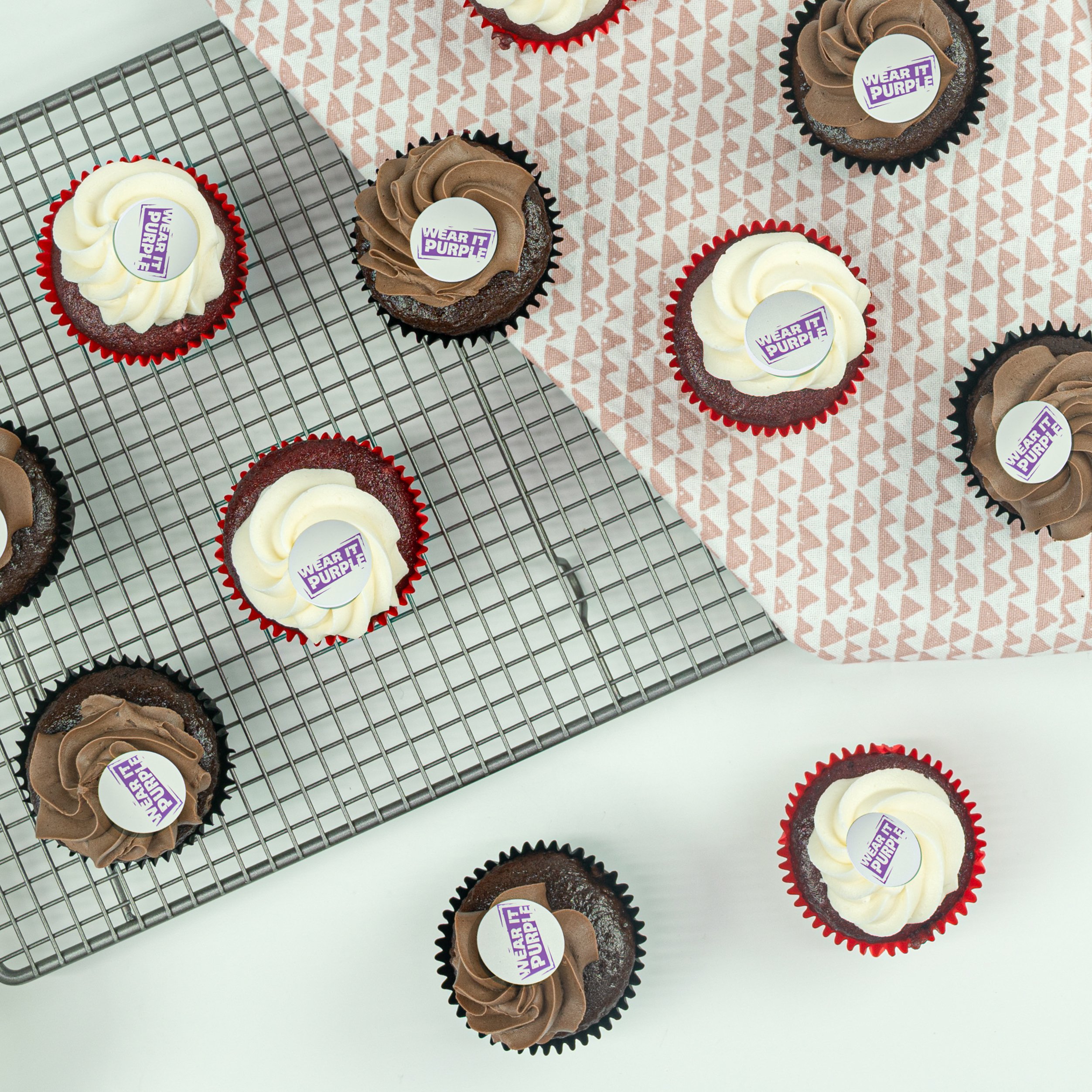 Wear it Purple cupcakes