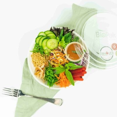 Peanut satay bowl