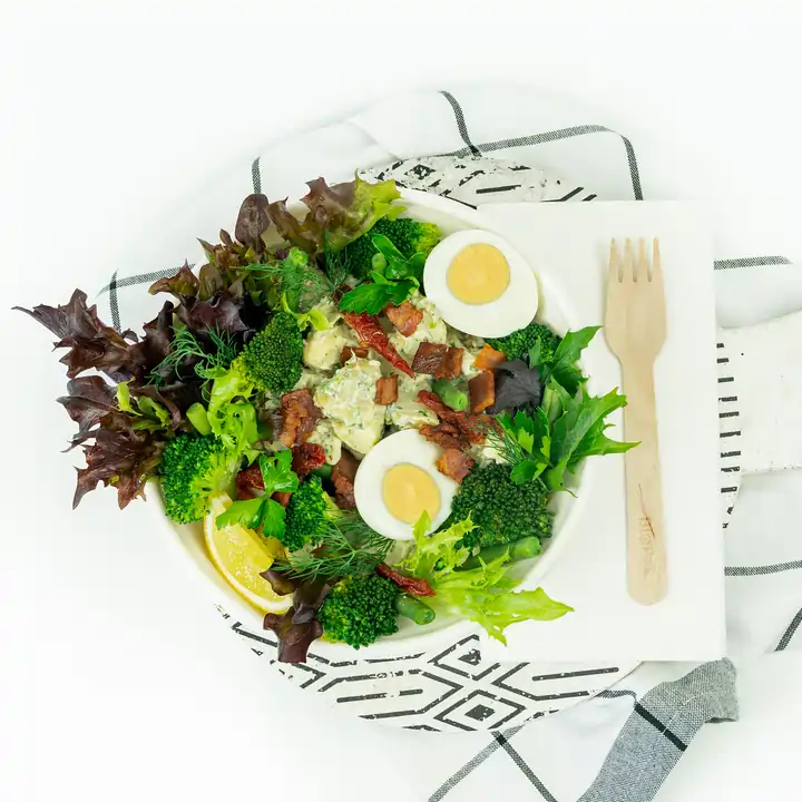 Creamy chat potatoes