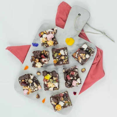 Vegan Rocky Road Slice (No Added Gluten)