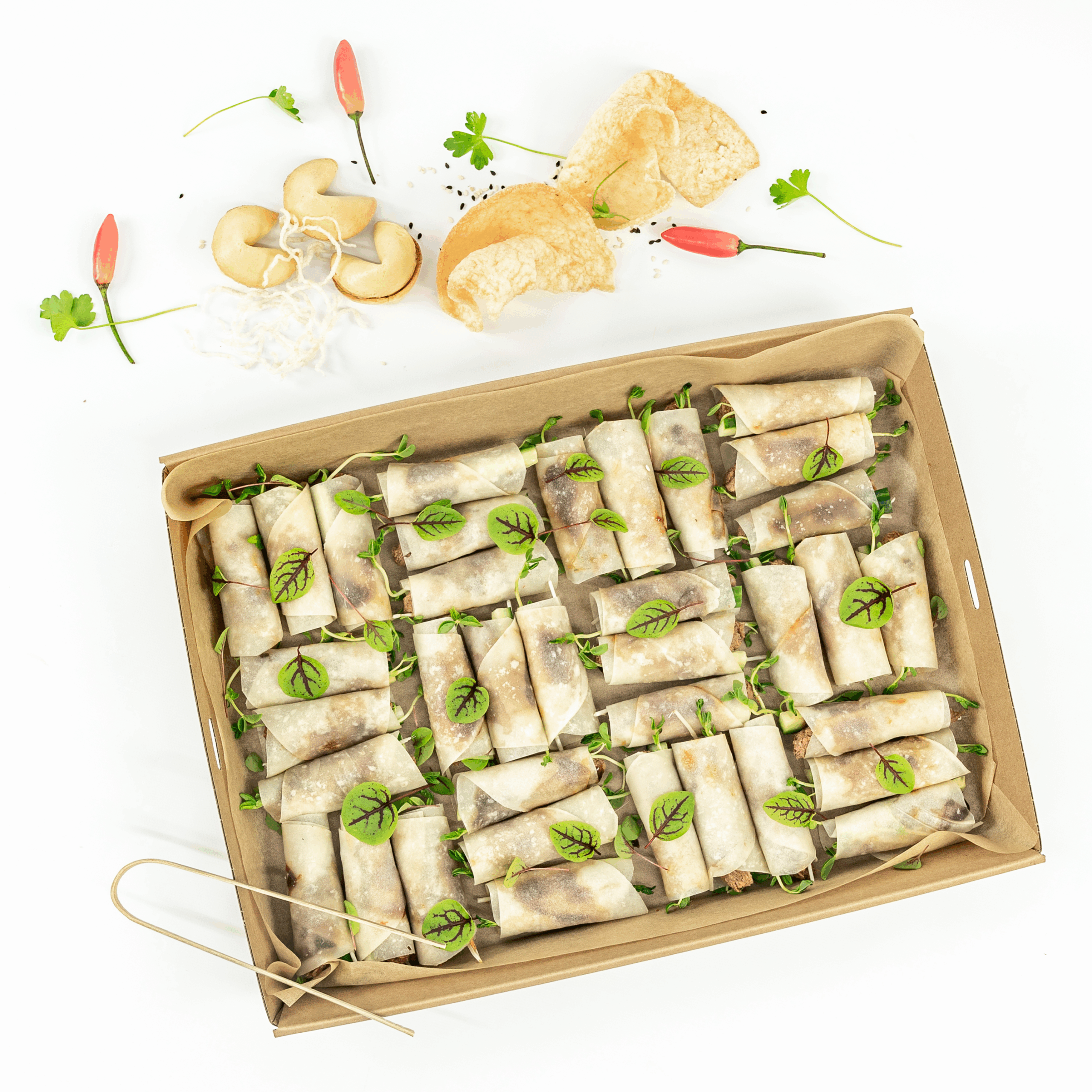 Korean Beef Cigar Cold Fingerfood Catering