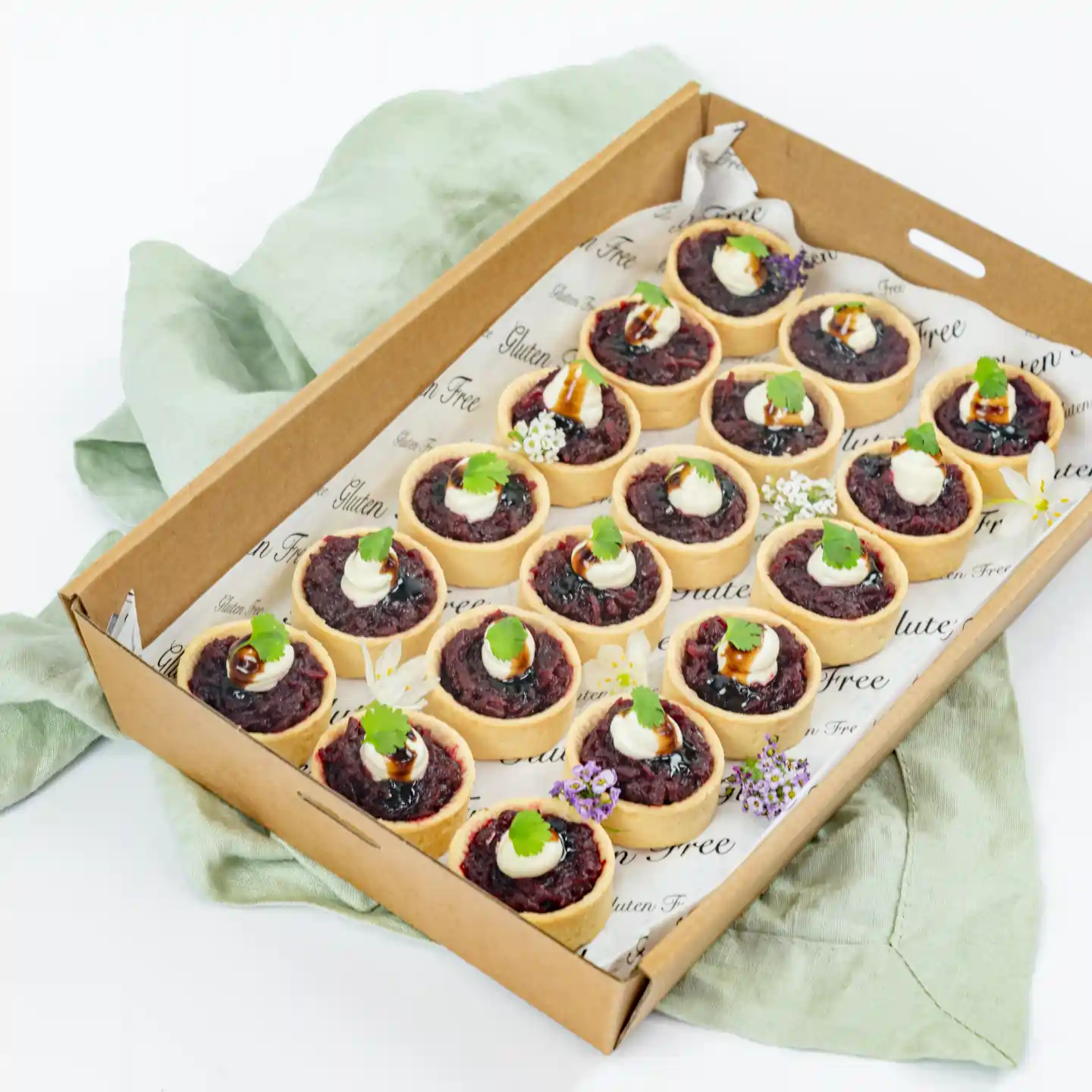 Heirloom beetroot tartlet, goat’s cheese mousse, aged balsamic