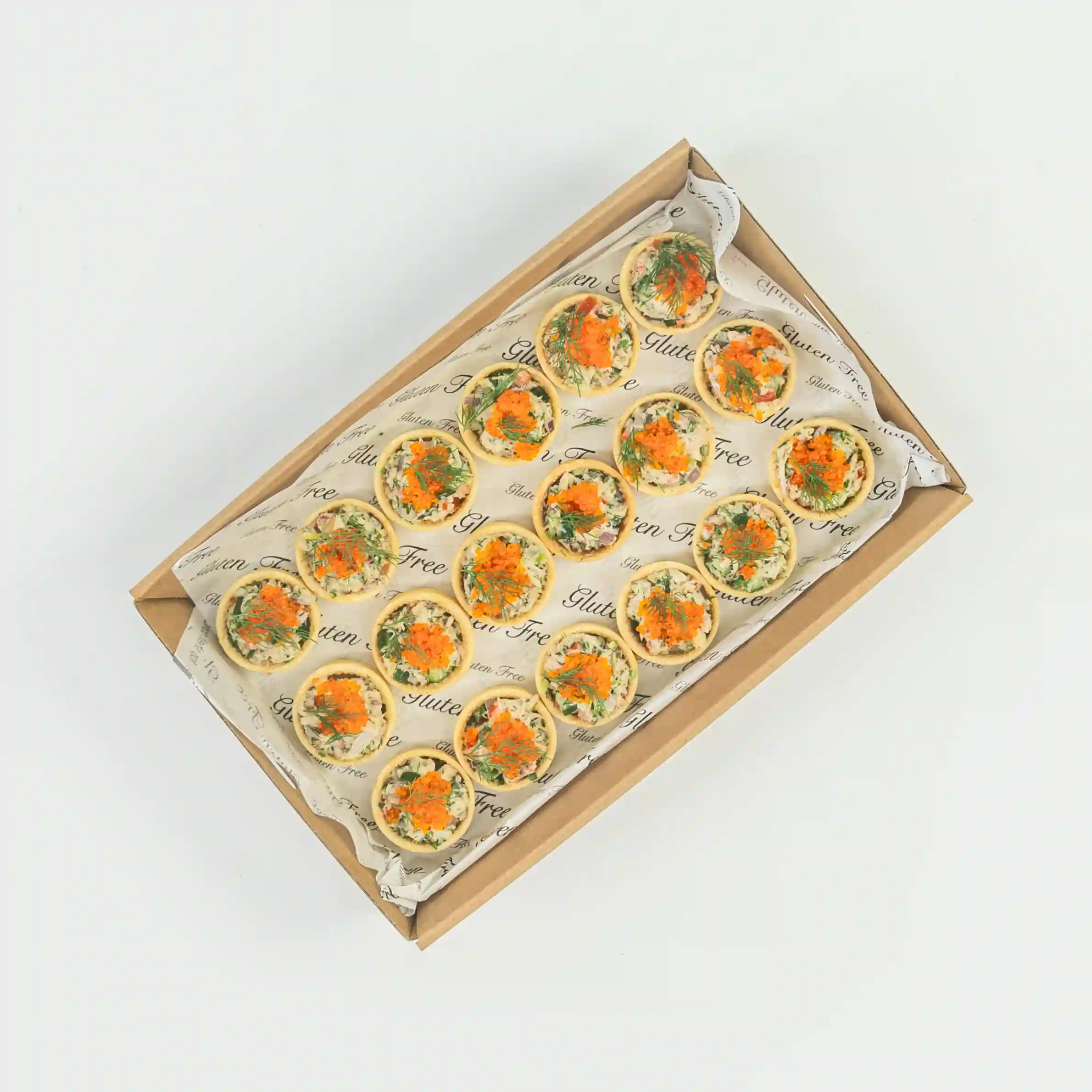 Blue swimmer crab tartlet, caviar pearls, native pickled onion and lemon myrtle mayo