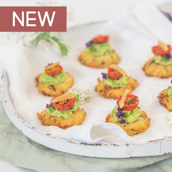 high-res-Drop-Off-catering---Potato-Rosti,-smashed-green-pea-and-mint-puree,-slow-roasted-cherry-tomato,-pickled-lemon----cover-w-New-tag