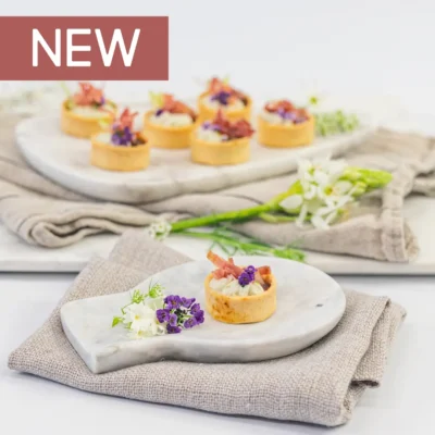 Prosciutto, caramelised onion, gorgonzola cream, fresh apple tartlet