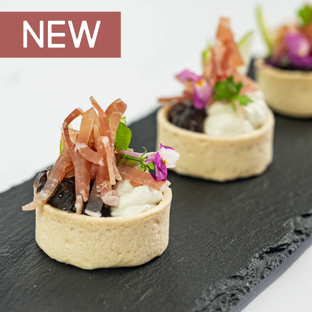 low-res-Drop-Off-catering---Prosciutto,-caramelised-onion,-gorgonzola-cream,-fresh-apple-tartlet-(gf)----cover-w-New-tag