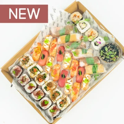 Sushi, nigiri & rice paper roll collection box
