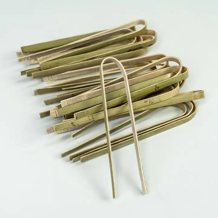 Bamboo tongs