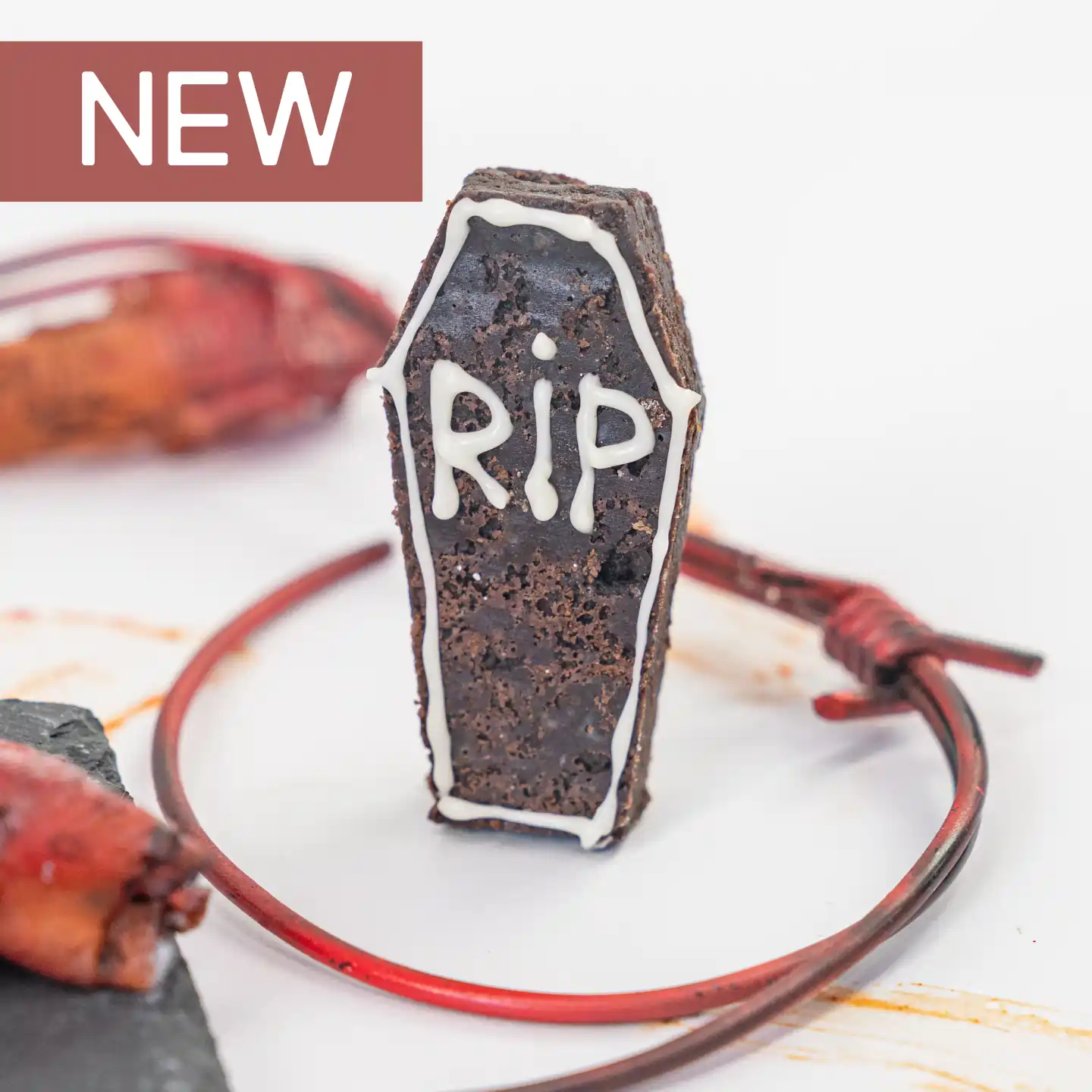Graveyard brownie