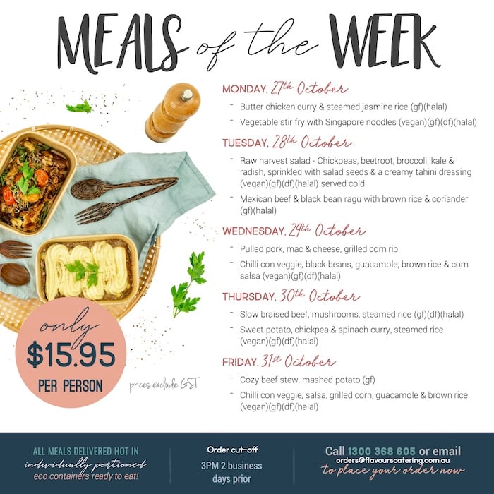 Individual Gourmet Meal