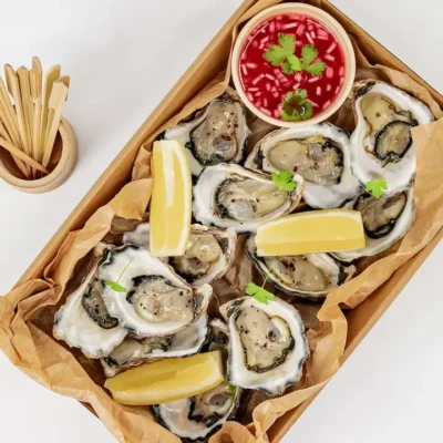 Sydney rock oyster, classic mignonette and fresh lemon