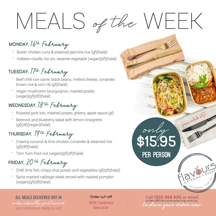 Individual Gourmet Meal