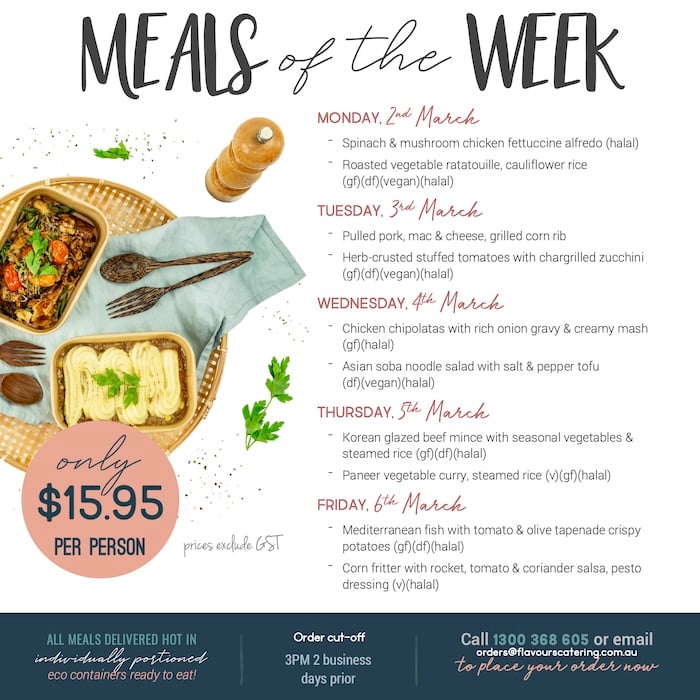 Individual Gourmet Meal