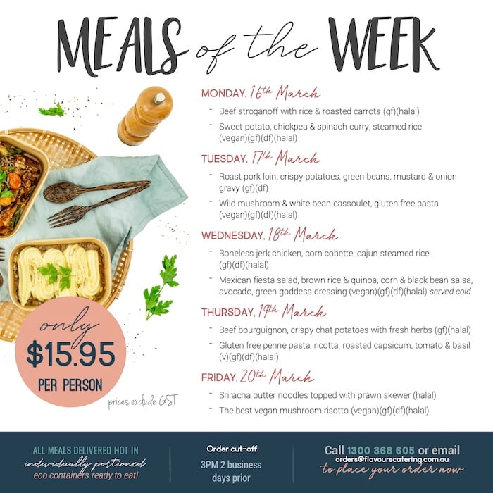 Individual Gourmet Meal