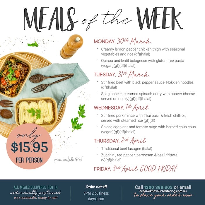 Individual Gourmet Meal