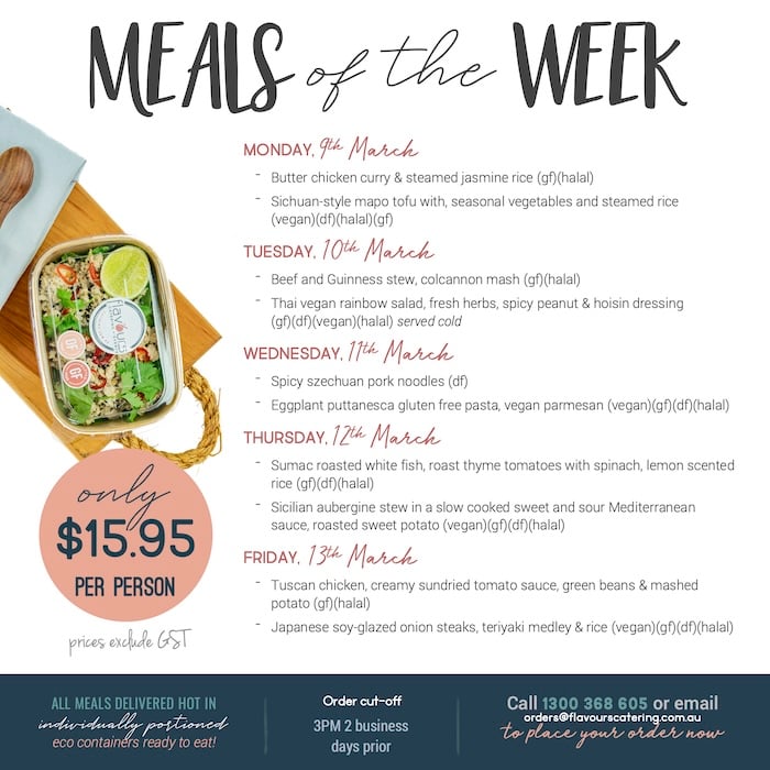 Individual Gourmet Meal