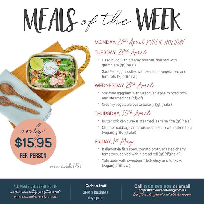 Individual Gourmet Meal