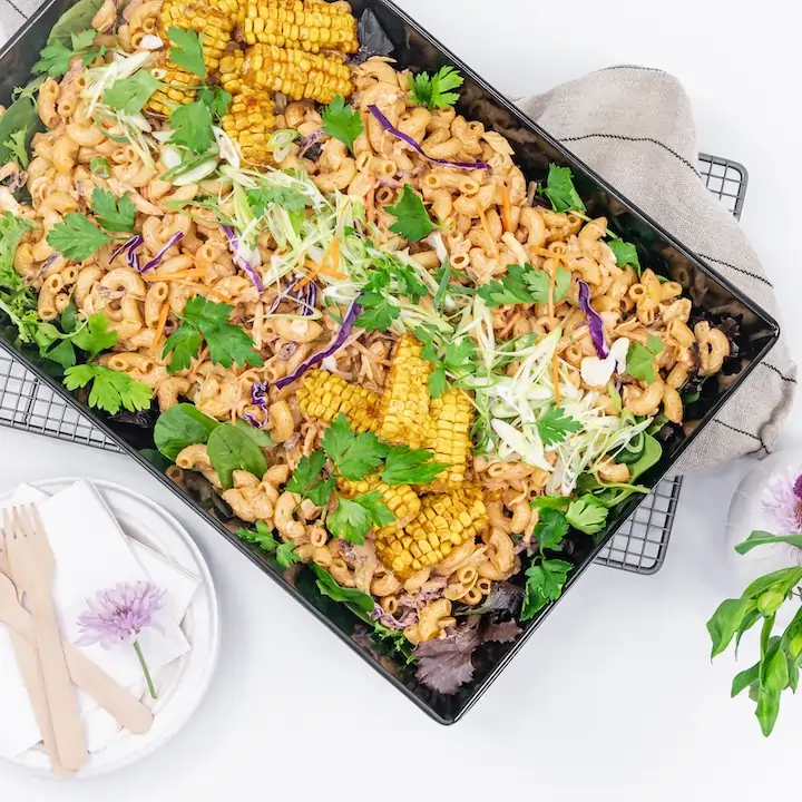 Smoked chipotle macaroni salad