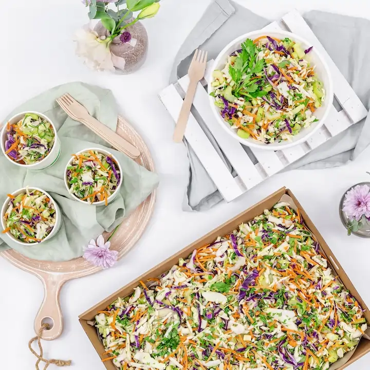 House garden slaw salad group House garden slaw salad group