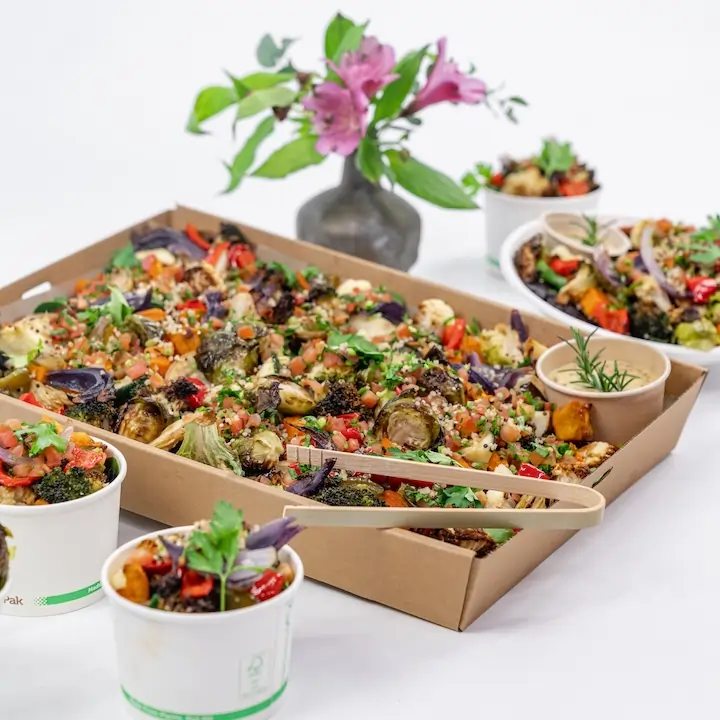 Roasted vegetable, tabouli & quinoa salad - Roasted vegetable, tabouli & quinoa salad -