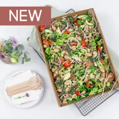 Mediterranean white bean salad