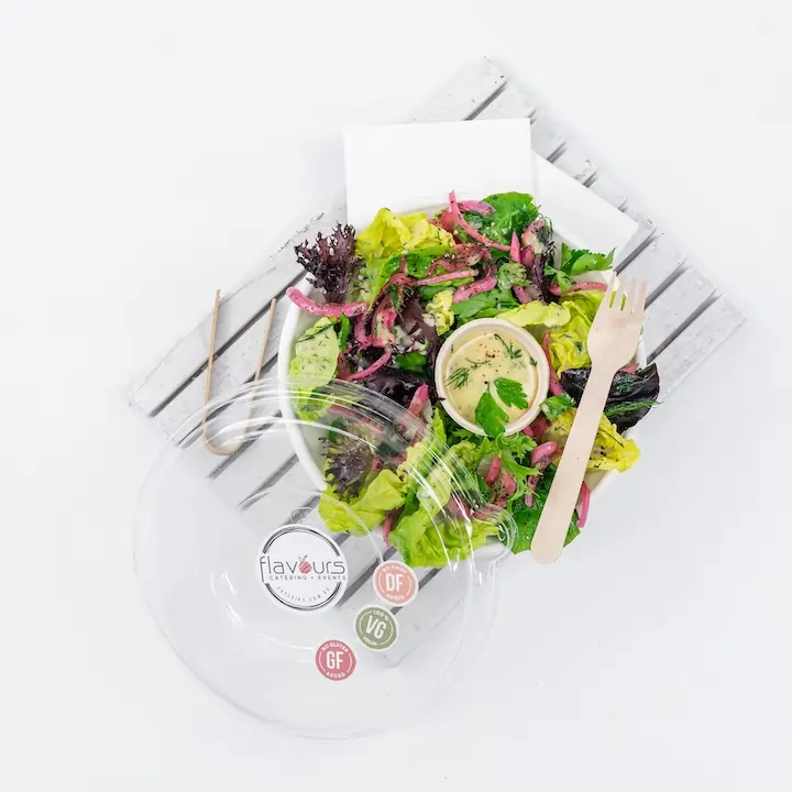 Seasonal leafy greens & herb salad - Nourish bowl